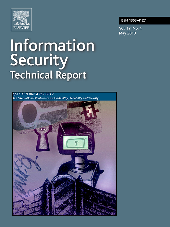 Go to journal home page - Information Security Technical Report